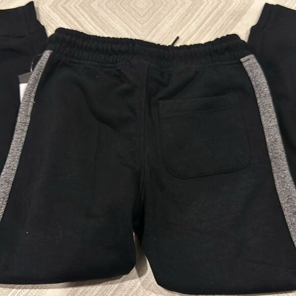 Tony Hawk Black Joggers with Grey Side Stripes - Picture 5 of 5